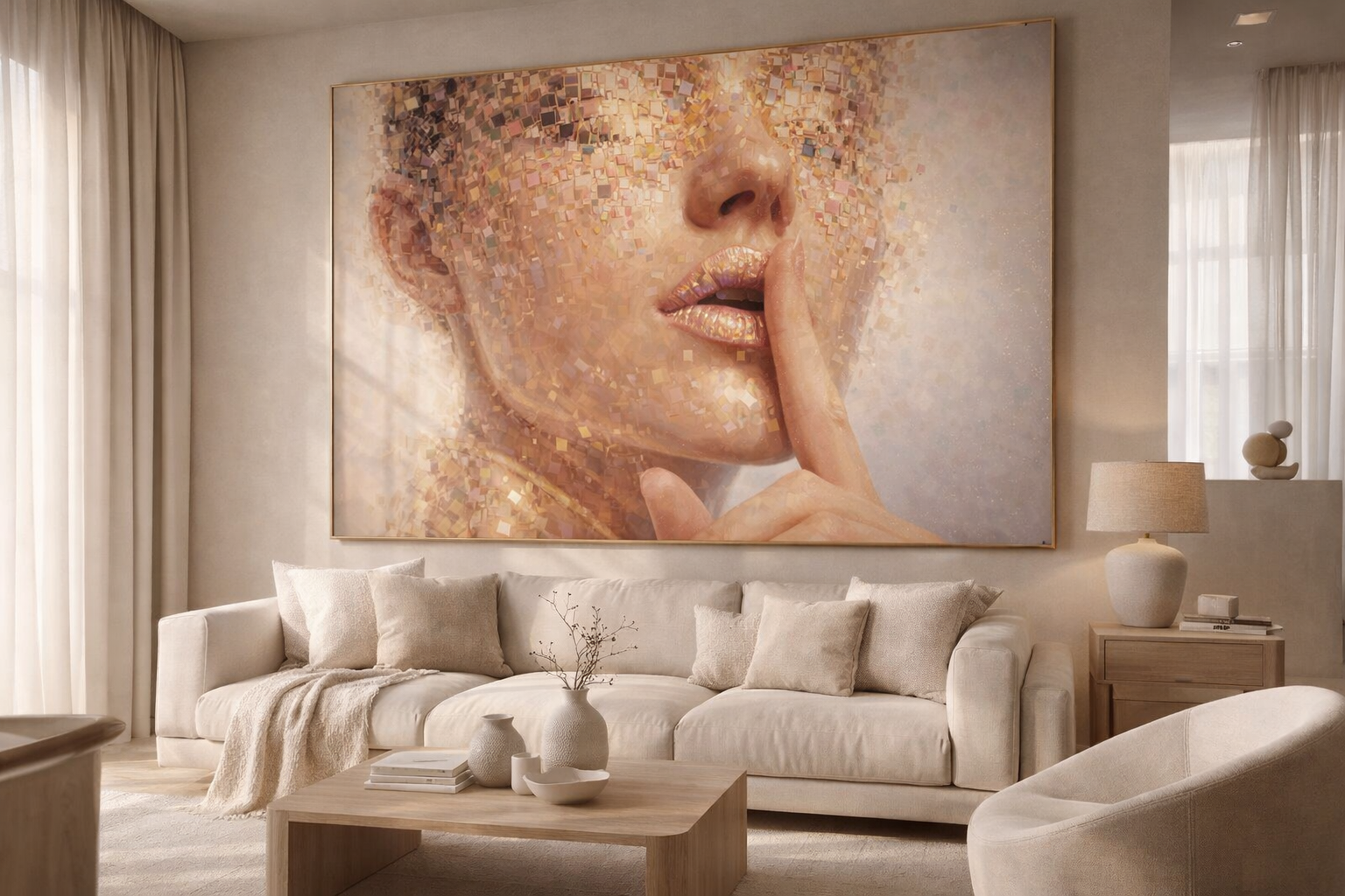 Waarom een groot schilderij dé gamechanger is in jouw interieur