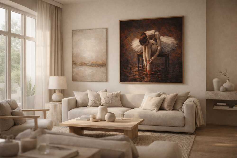 Hoe je met kunst meer sfeer en luxe creëert in huis