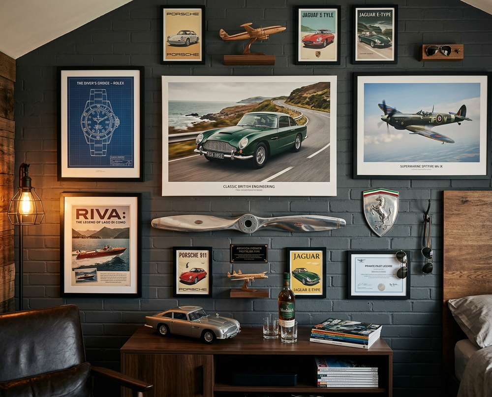 Mancave Wanddecoratie Artifycanvas