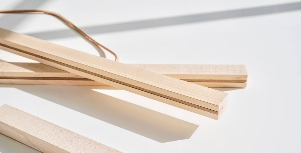 Houten posterophangsysteem voor een natuurlijke uitstraling