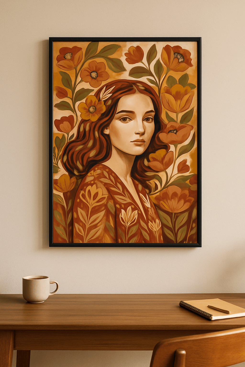 Anna Gaze Schilderij — sfeerbeeld in interieur
