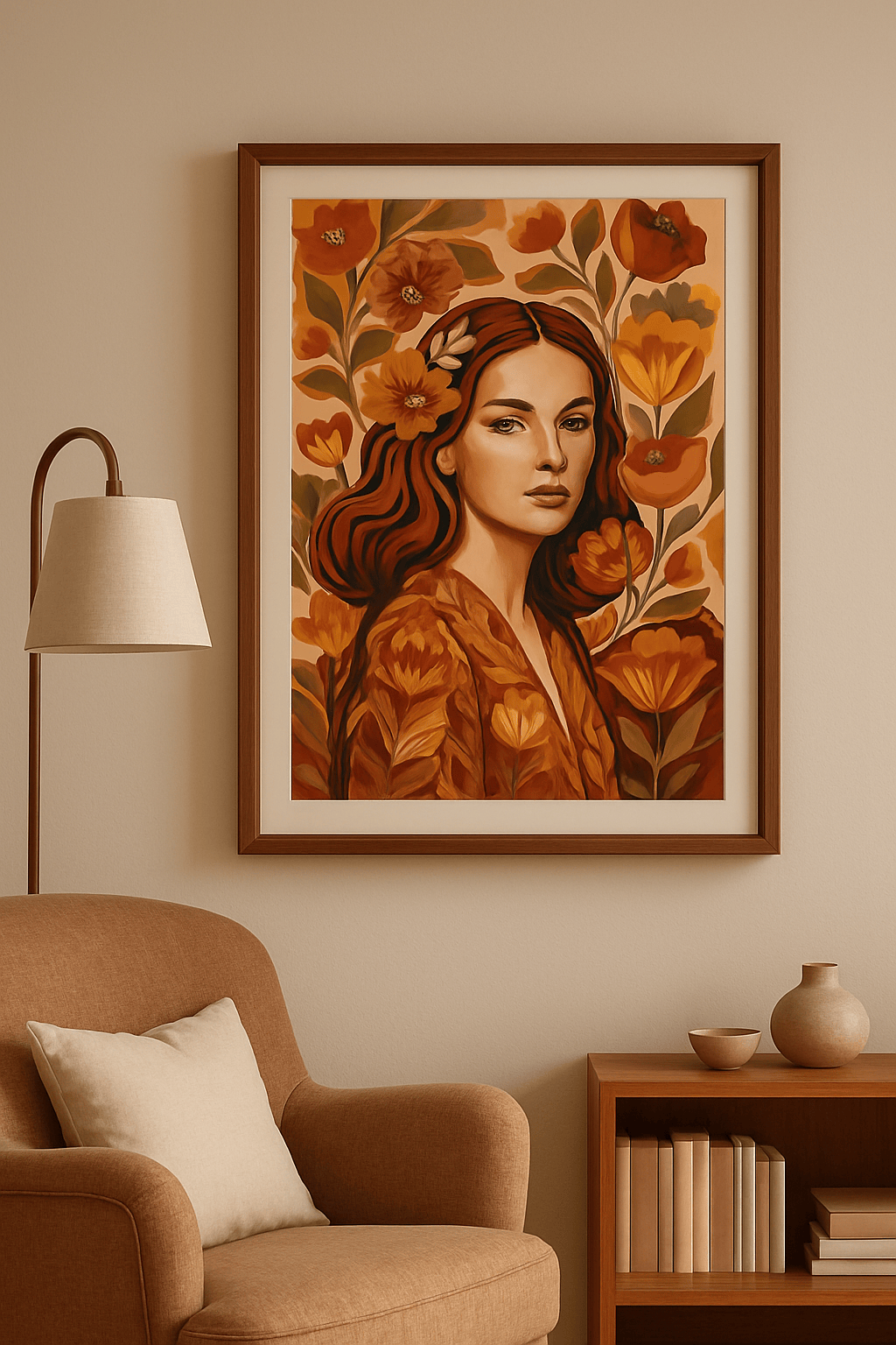 Anna Gaze Schilderij — sfeerbeeld in interieur