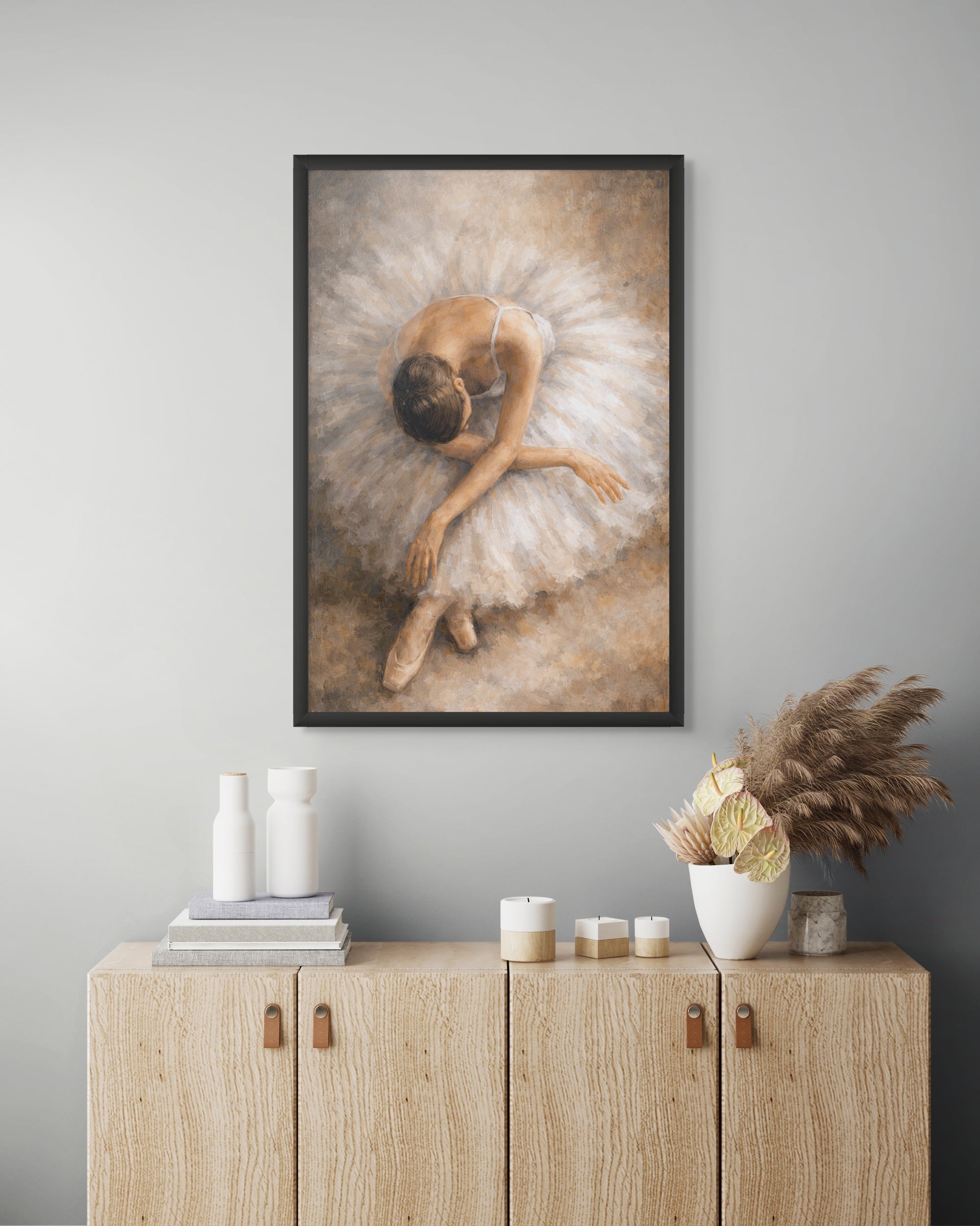 Abstracte Muziek Wanddecoratie – Moderne Canvas of Aluminium Print