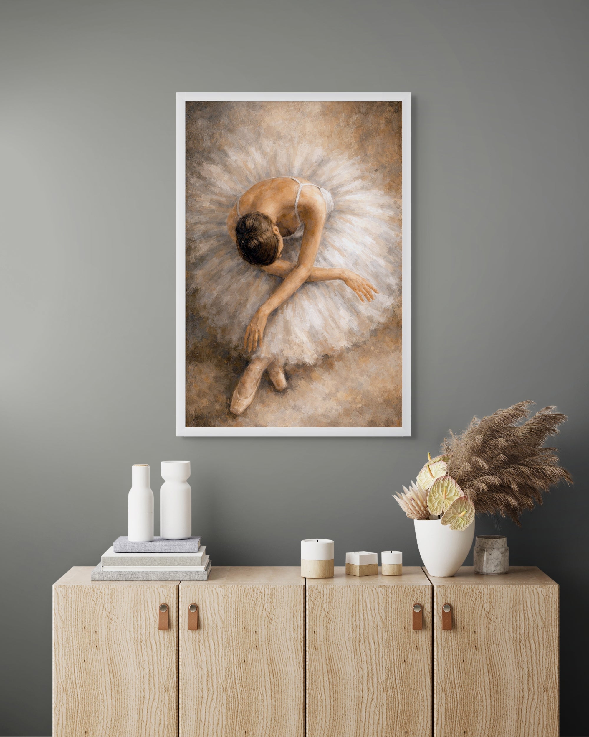 Abstracte Muziek Wanddecoratie – Moderne Canvas of Aluminium Print