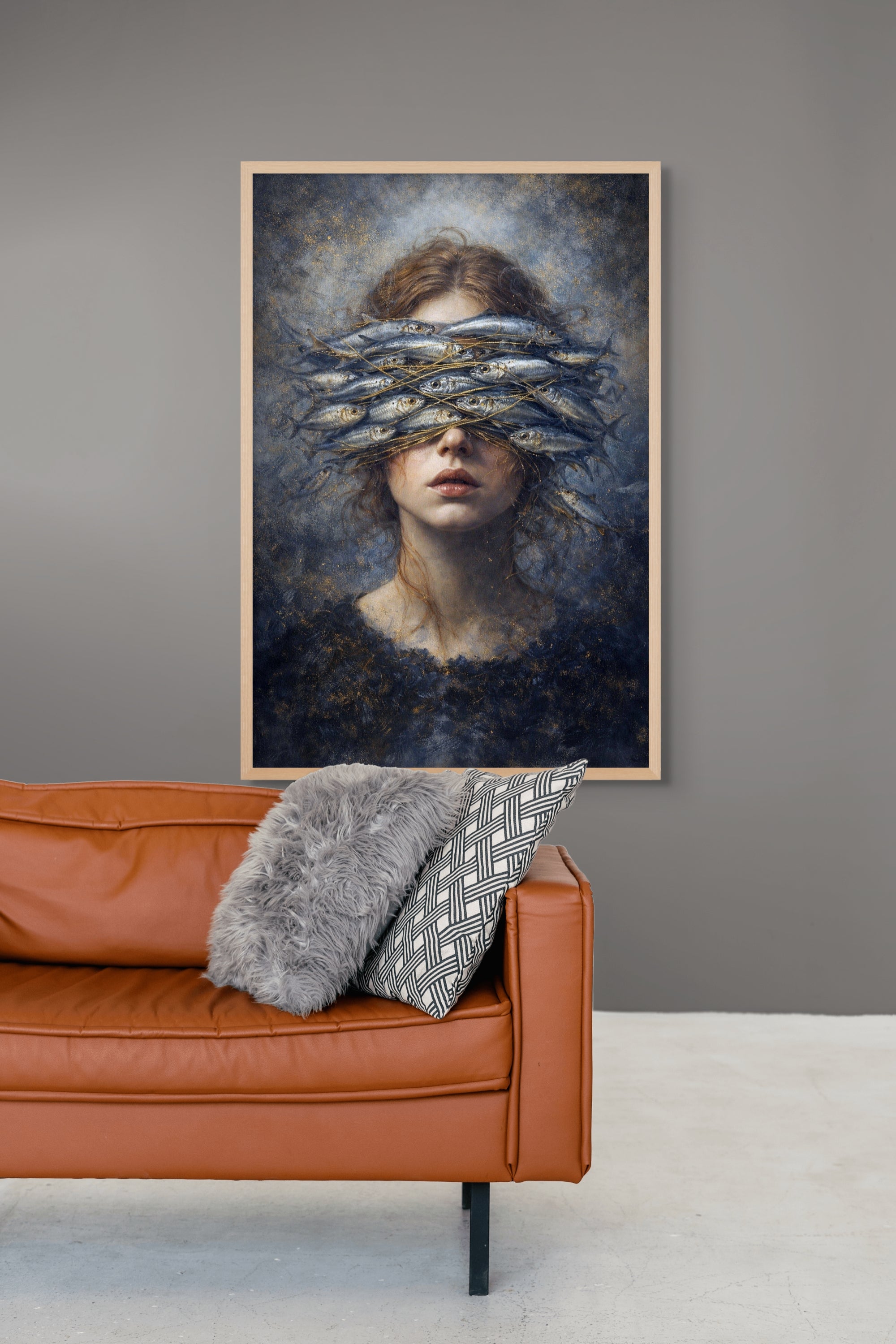 Kust Wanddecoratie Zee Dromen – Zilte Canvas of Aluminium Woonkamer Print