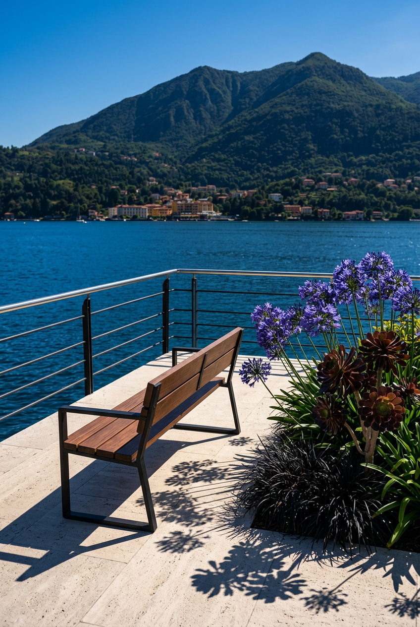 Azure Haven Retreat wanddecoratie met serene blauwe kust- en haventaferelen