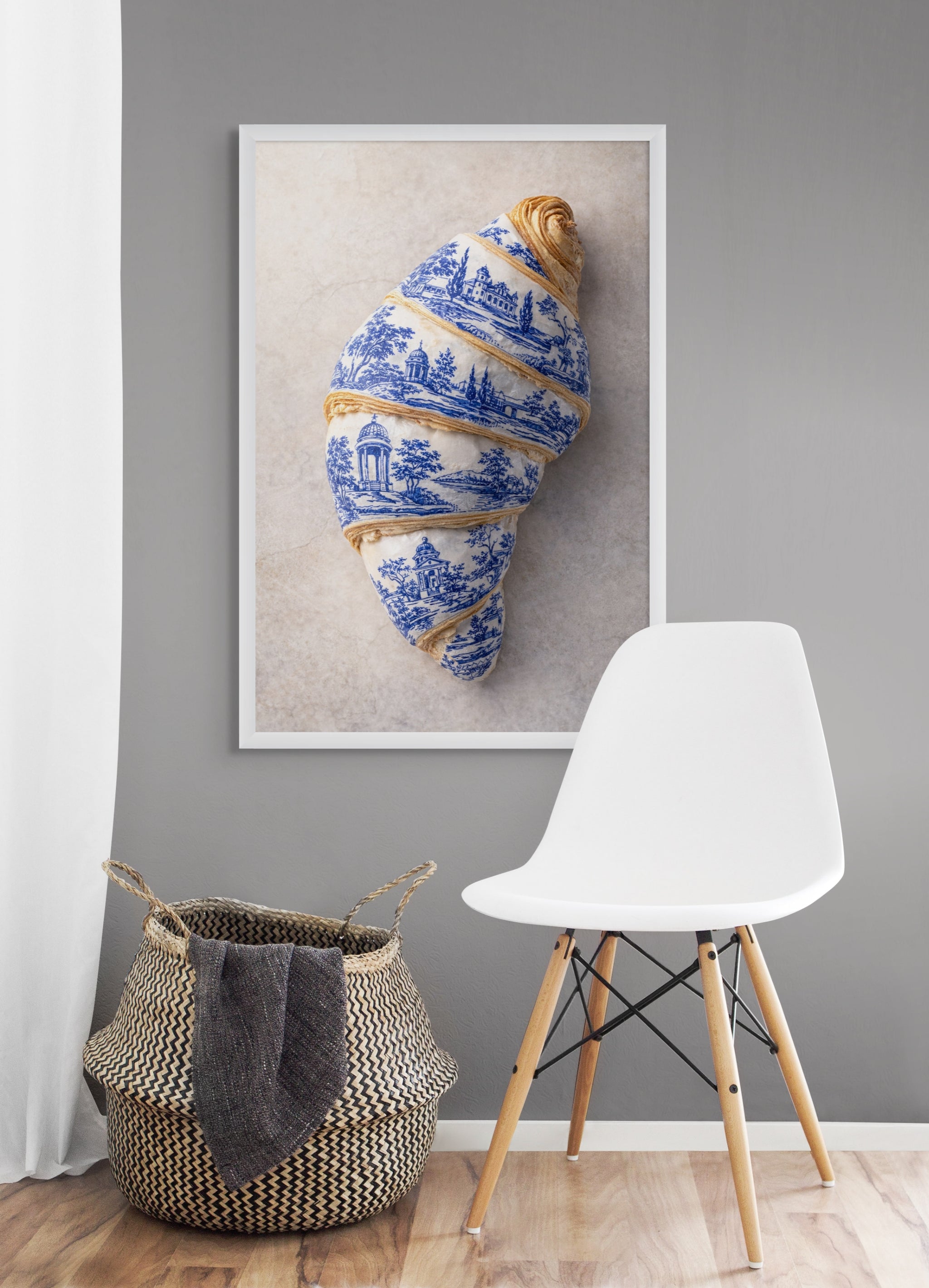 Mondlicht über Porto Celeste – Wandbild auf Leinwand, Aluminium oder Poster