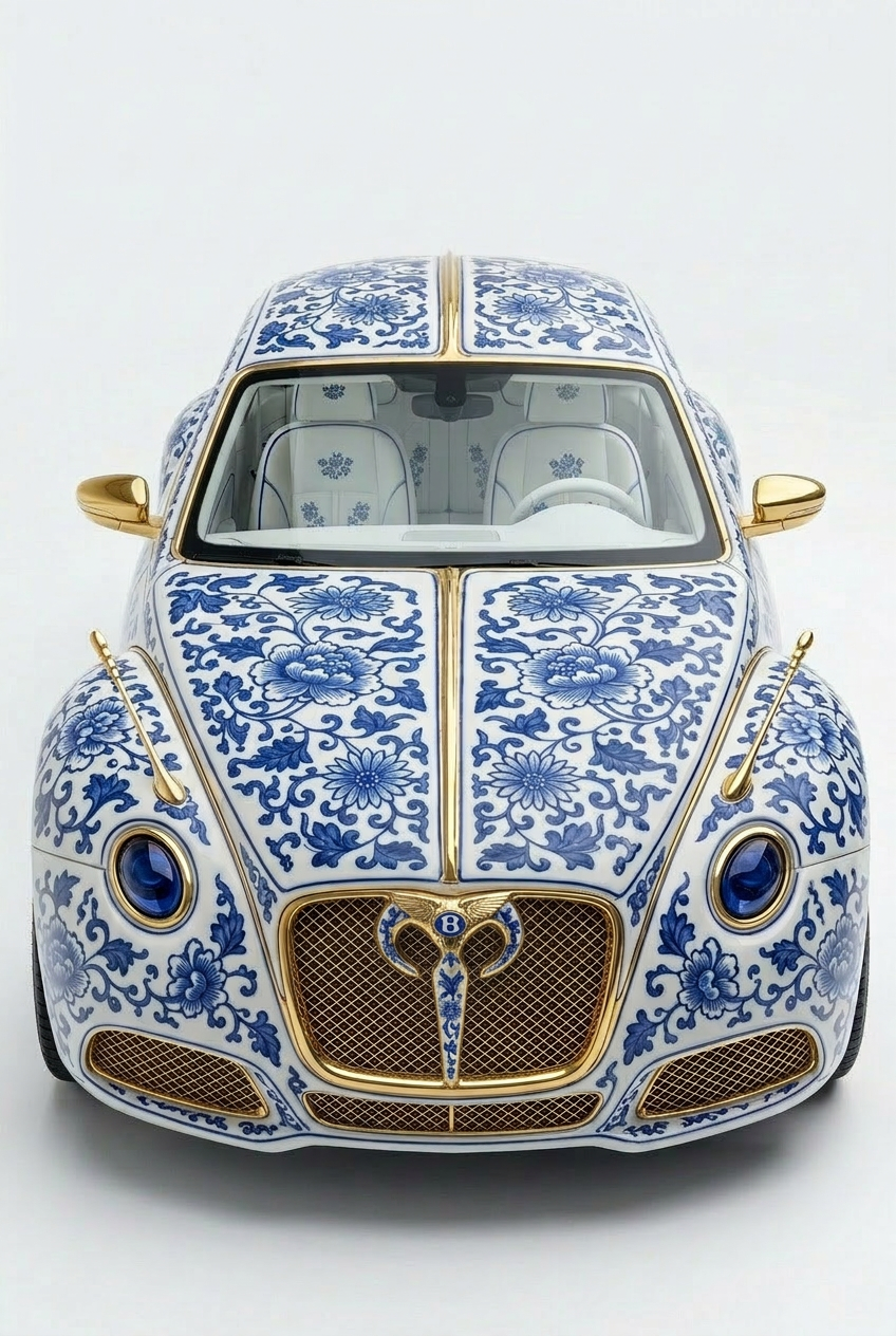 Blauwe Boulevard Racer wanddecoratie met blauwe racewagen