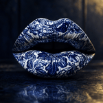 Blue Porcelain Kiss
