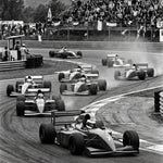 De Grijze Kopman – vintage motorsport wanddecoratie