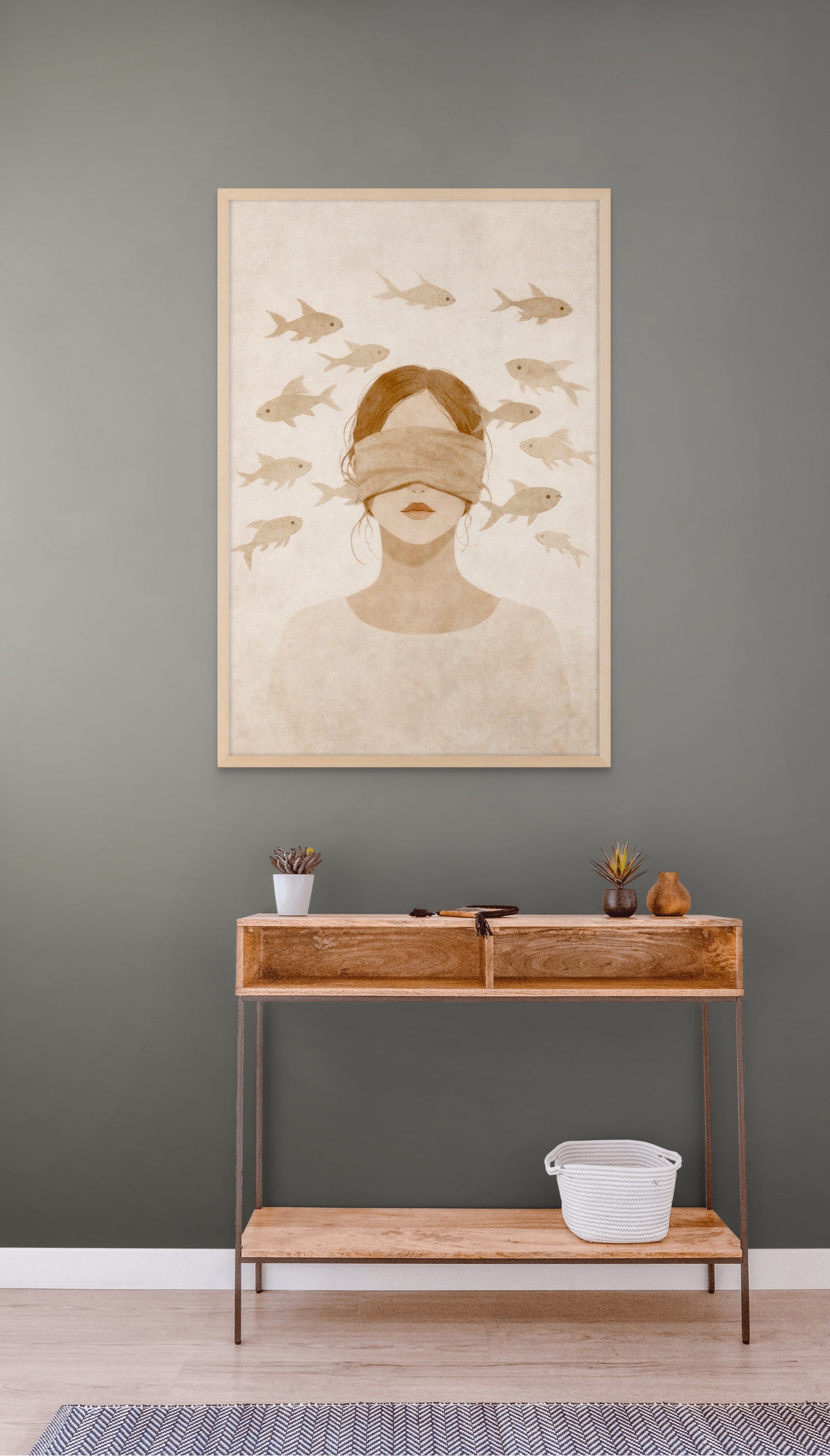 Onderwaterwereld Wanddecoratie Vissen – Dromerig Oceaan Canvas Print