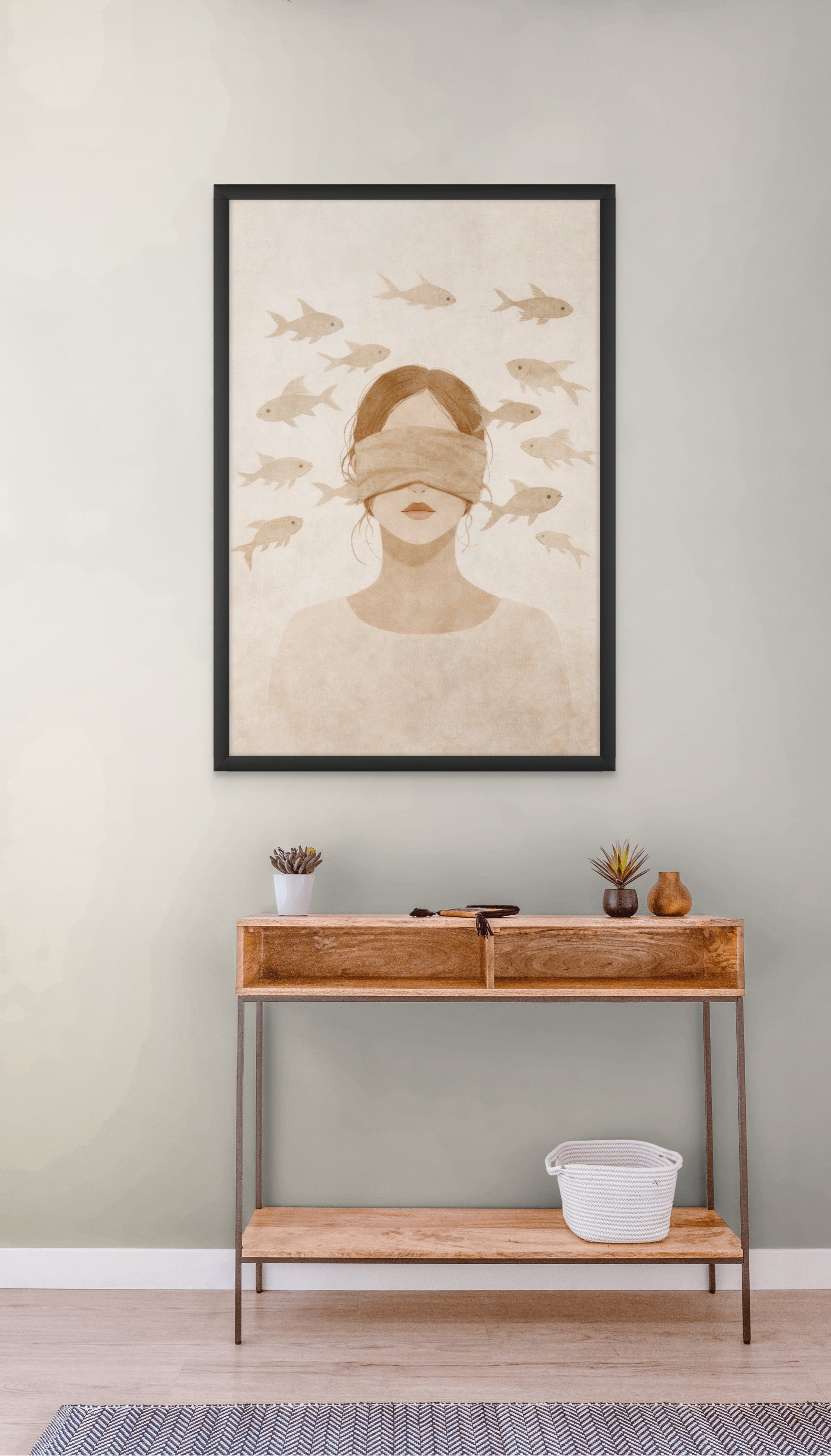 Onderwaterwereld Wanddecoratie Vissen – Dromerig Oceaan Canvas Print
