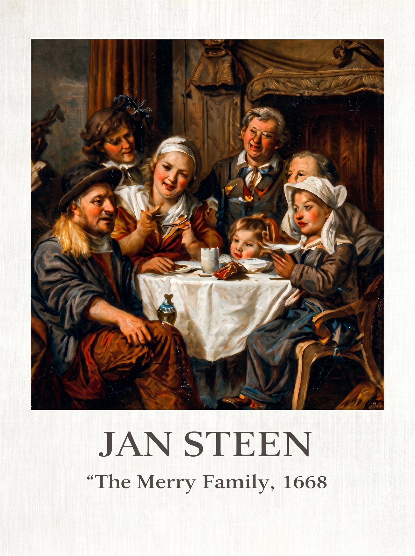 Familie vol Avondstreken
