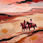 Long Ride Home Wanddecoratie