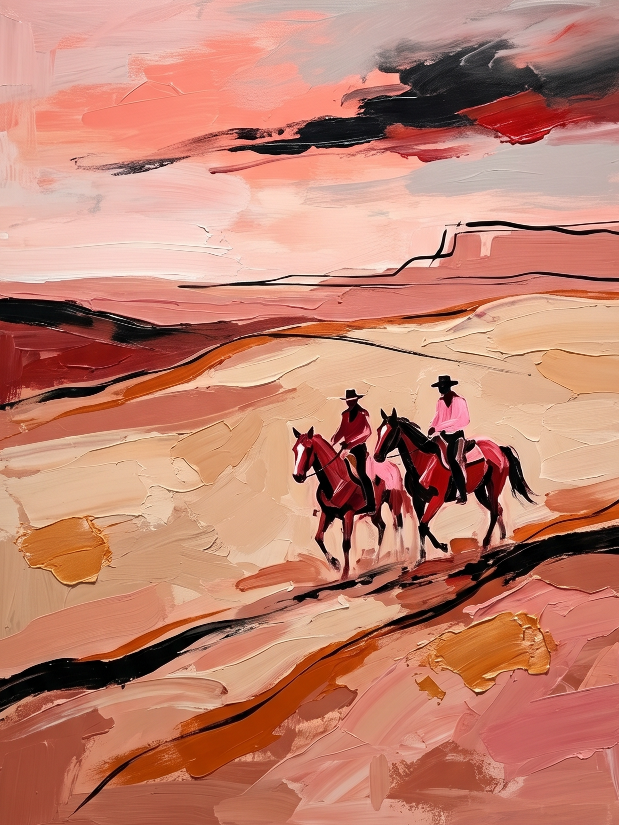 Long Ride Home Wanddecoratie