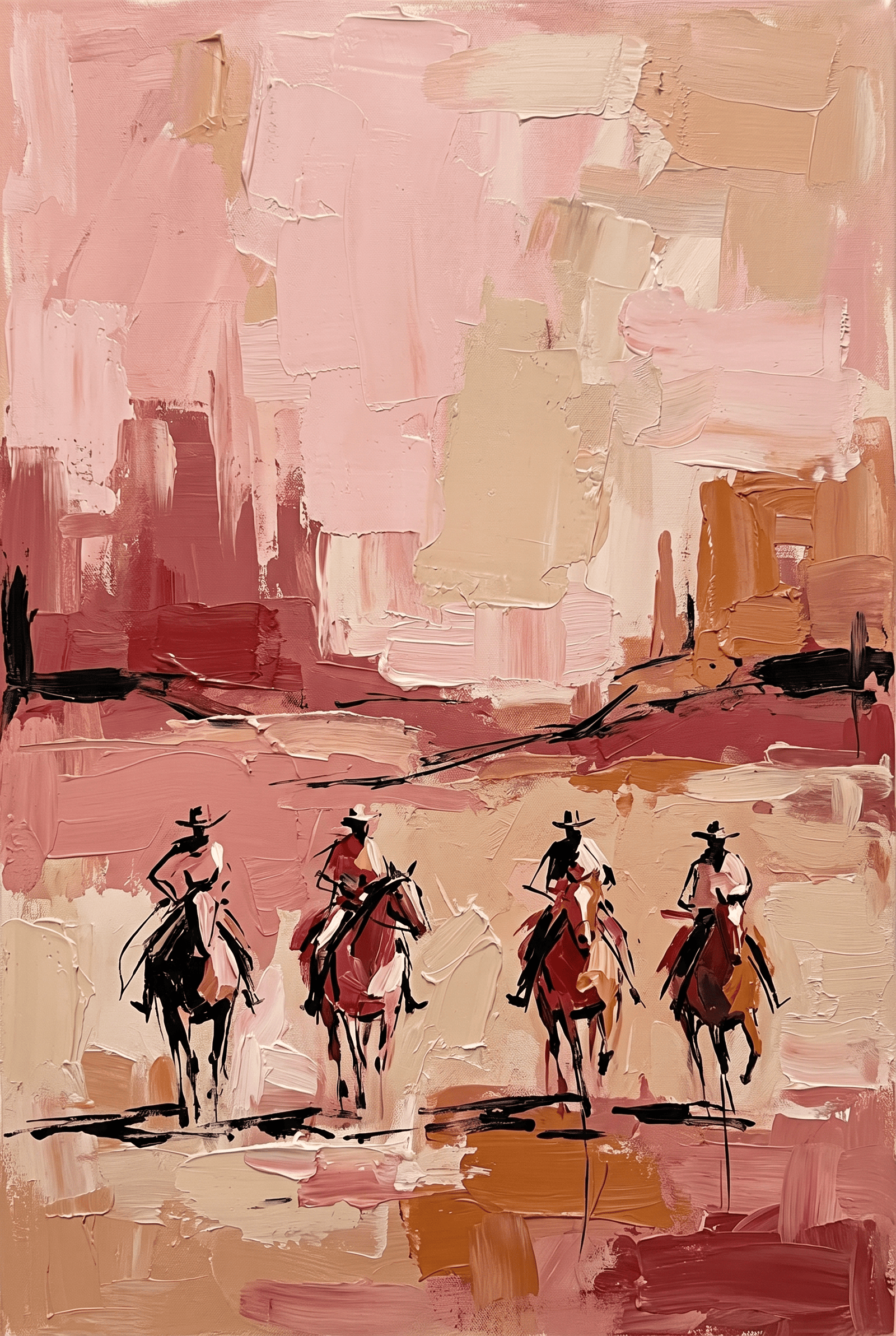 For Fellows Ride Schilderij
