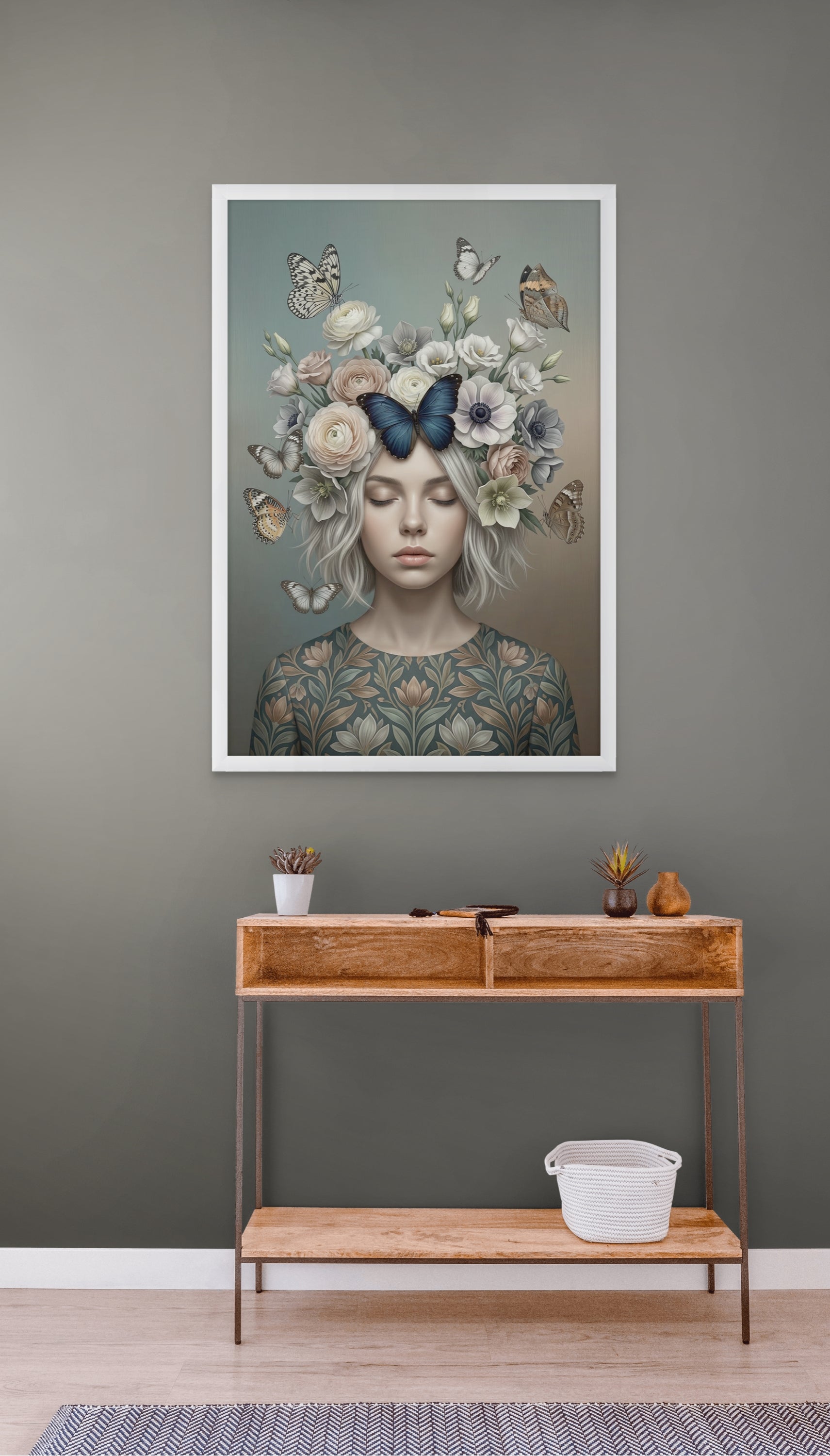 Flüstern der Luna Wings – Wandbild auf Leinwand, Aluminium oder Poster