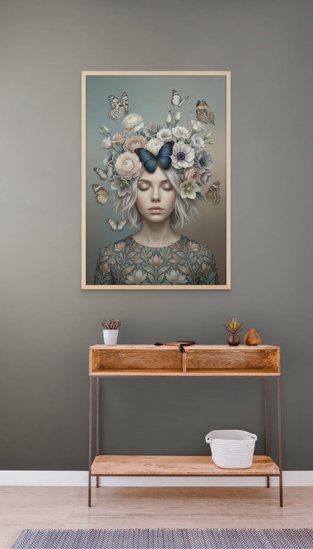 Flüstern der Luna Wings – Wandbild auf Leinwand, Aluminium oder Poster