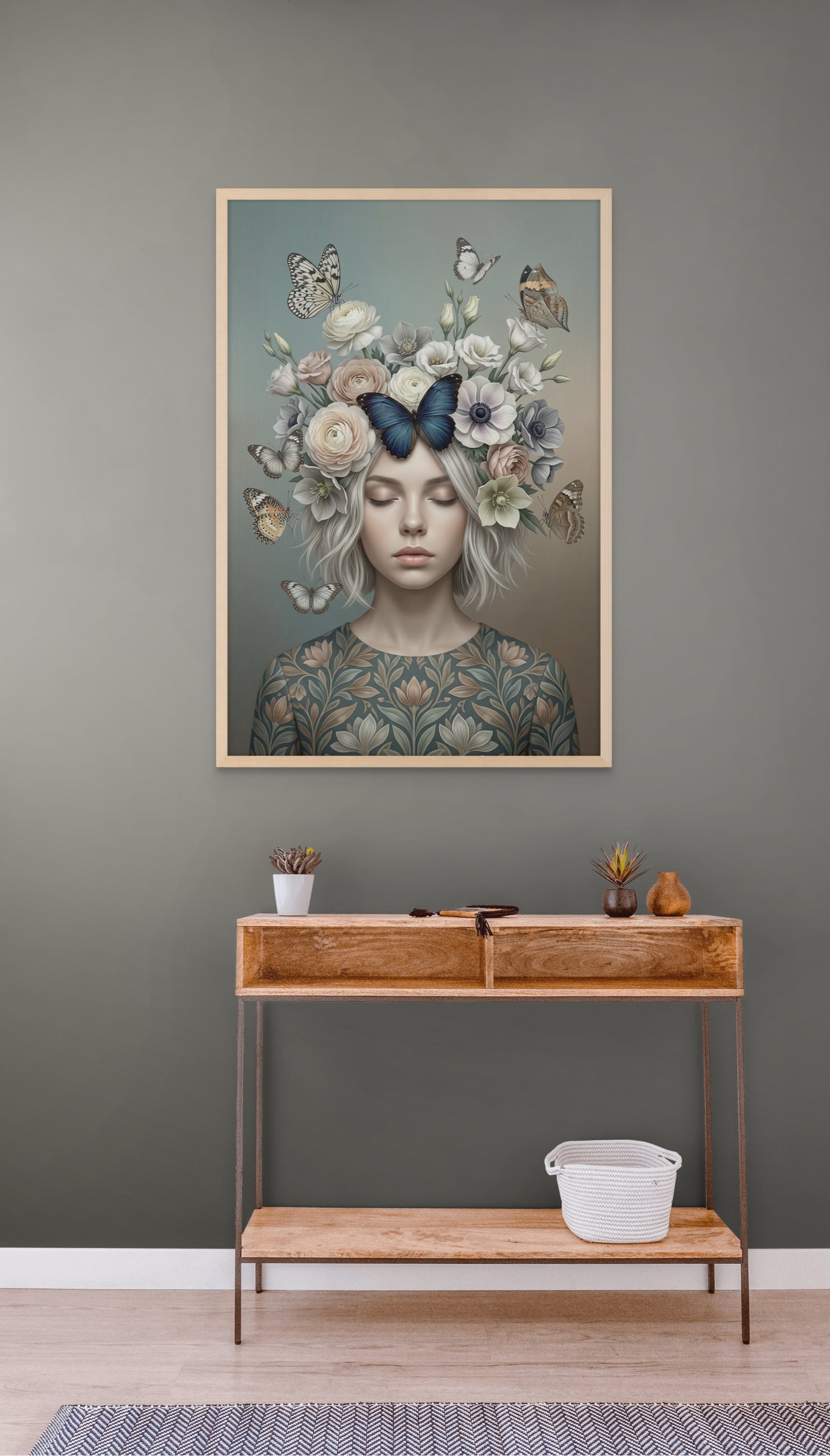 Flüstern der Luna Wings – Wandbild auf Leinwand, Aluminium oder Poster