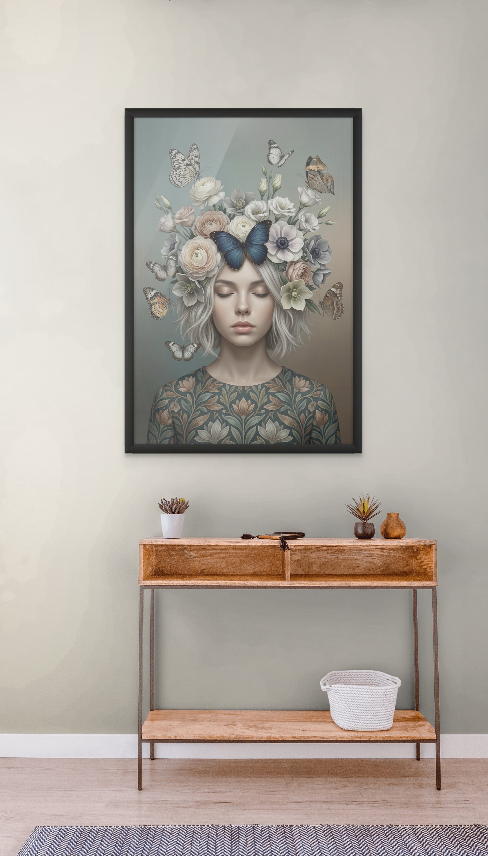 Flüstern der Luna Wings – Wandbild auf Leinwand, Aluminium oder Poster