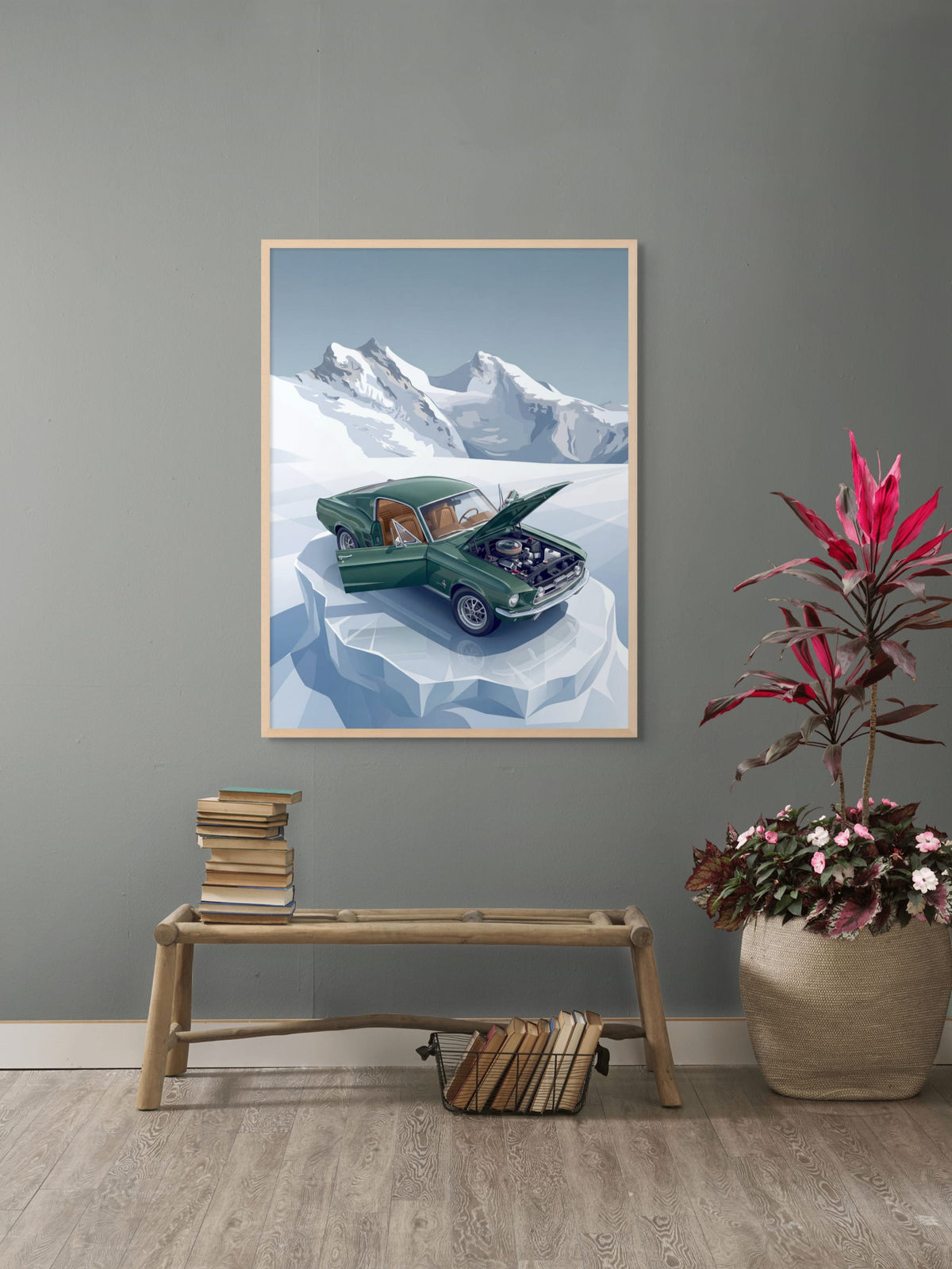 Frozen Stallion Spirit Wanddecoratie | ArtifyCanvas
