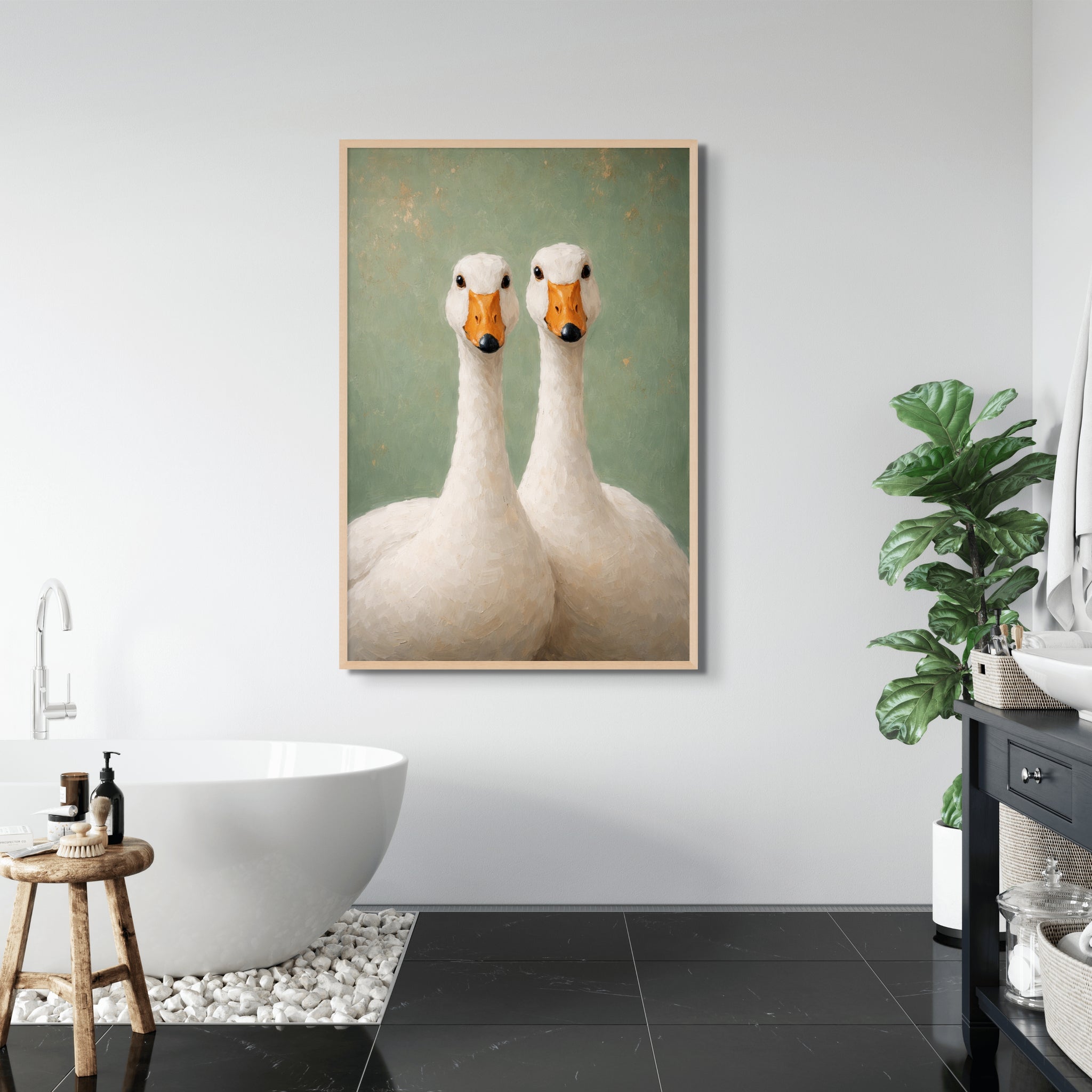 Kleurrijke Vogels Wanddecoratie – Vrolijke Natuur Canvas Print