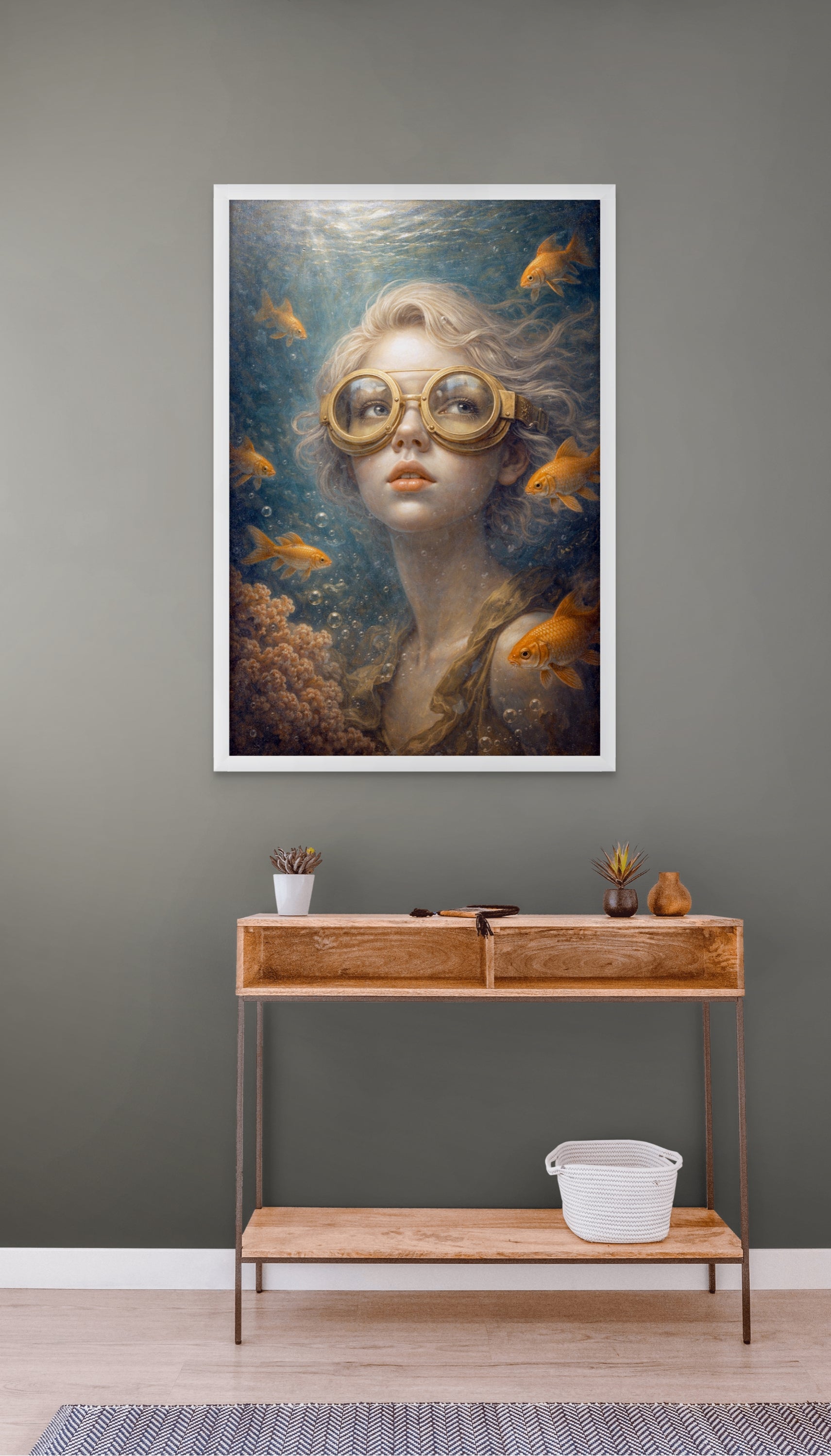 Gouden Droom Sportwagen Wanddecoratie – Luxe Auto Canvas Print