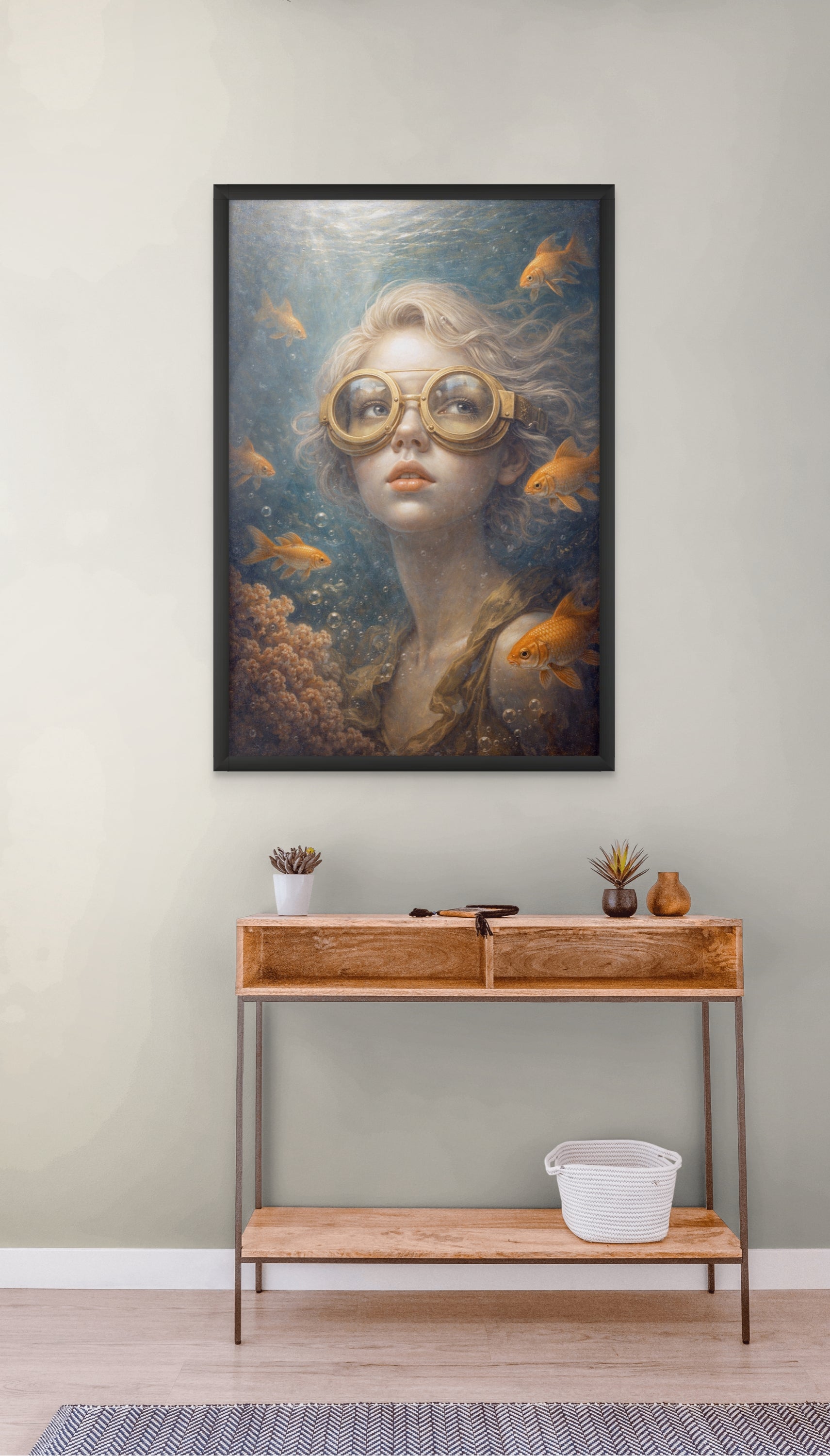 Gouden Droom Sportwagen Wanddecoratie – Luxe Auto Canvas Print
