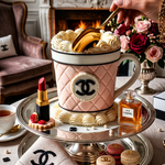 Gouden Lepels en Zoete Luxe Wanddecoratie – Luxe Keuken Canvas Print