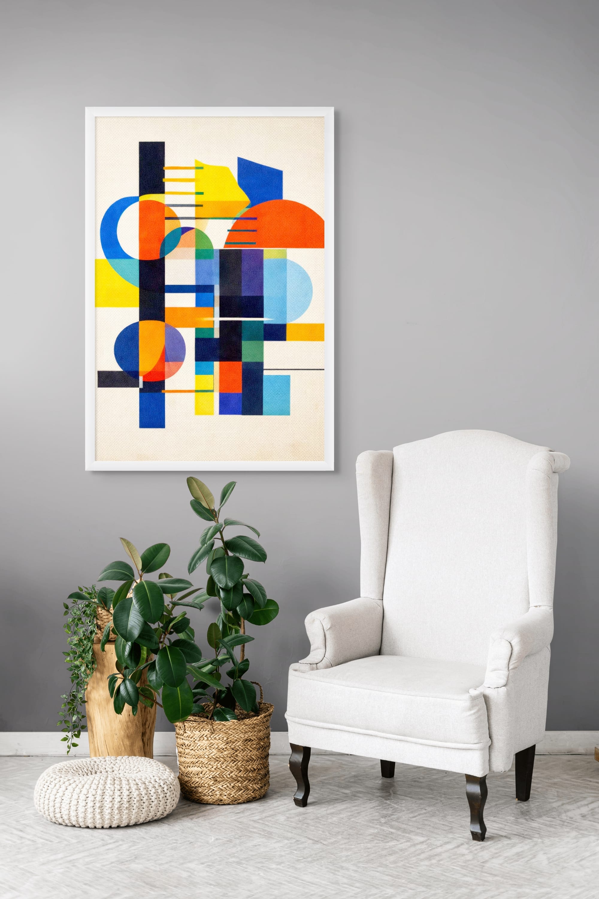 Kleurenmix voor Nachtdromers Schilderij