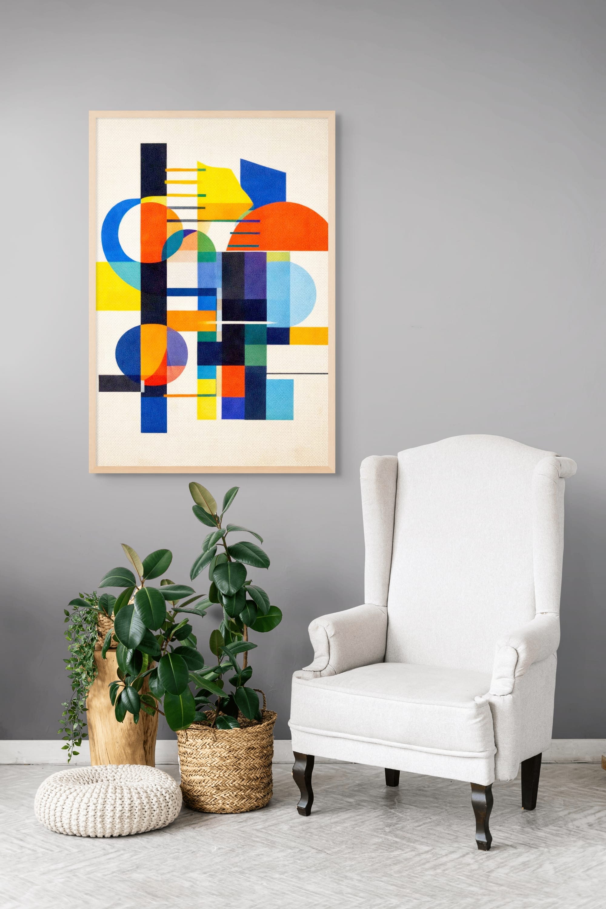 Kleurenmix voor Nachtdromers Schilderij