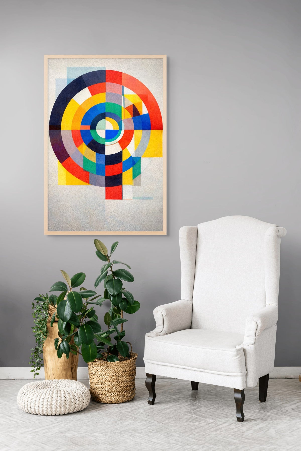 Colour Wheel of Midnight Wall Art