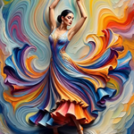 Kleurenstorm op Hakken Wanddecoratie – Fashion Pop Art Canvas Print
