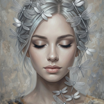 Libelle Natuur Wanddecoratie Zilver – Sfeervolle Canvas of Aluminium Print
