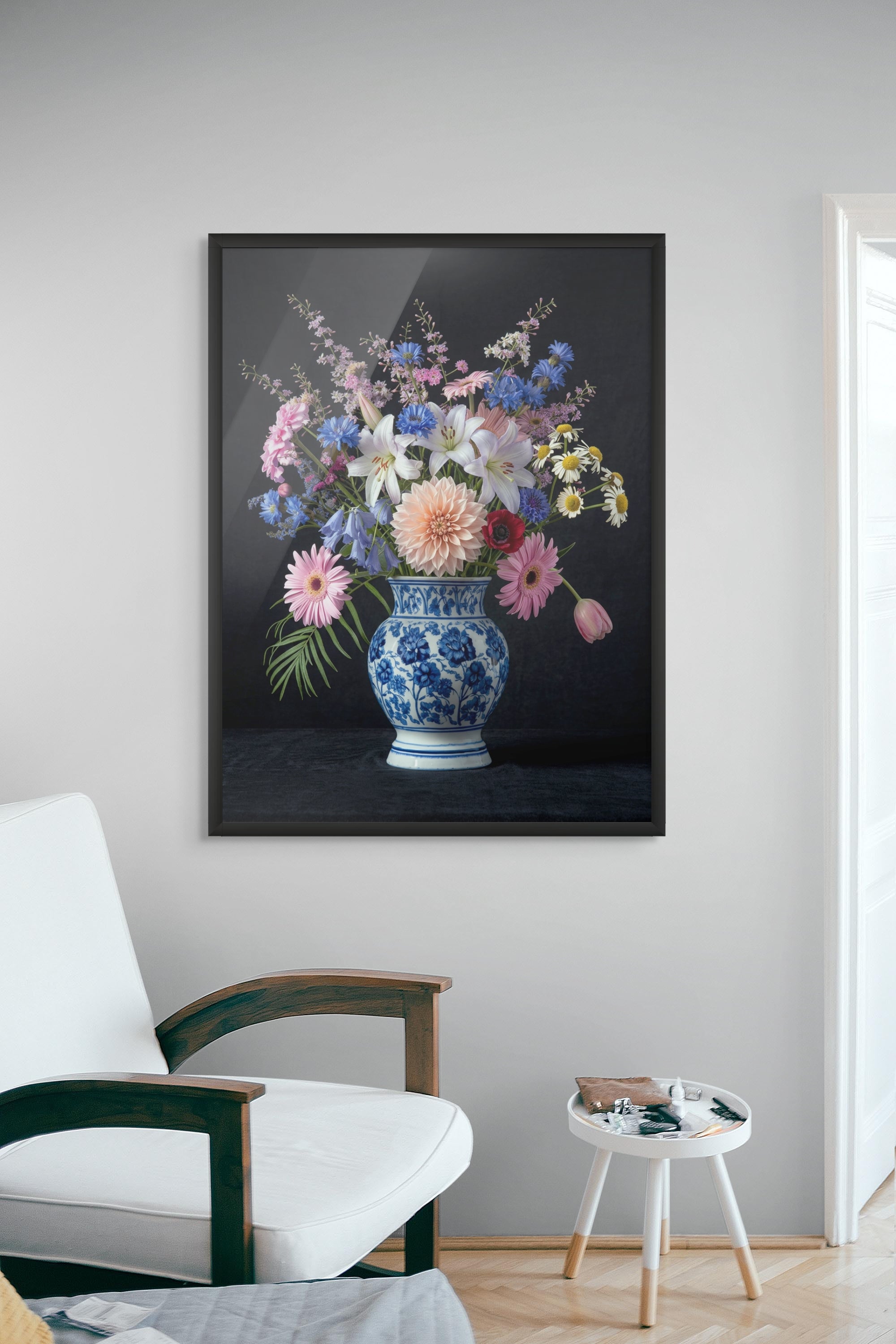Mondlicht über Porto Celeste – Wandbild auf Leinwand, Aluminium oder Poster