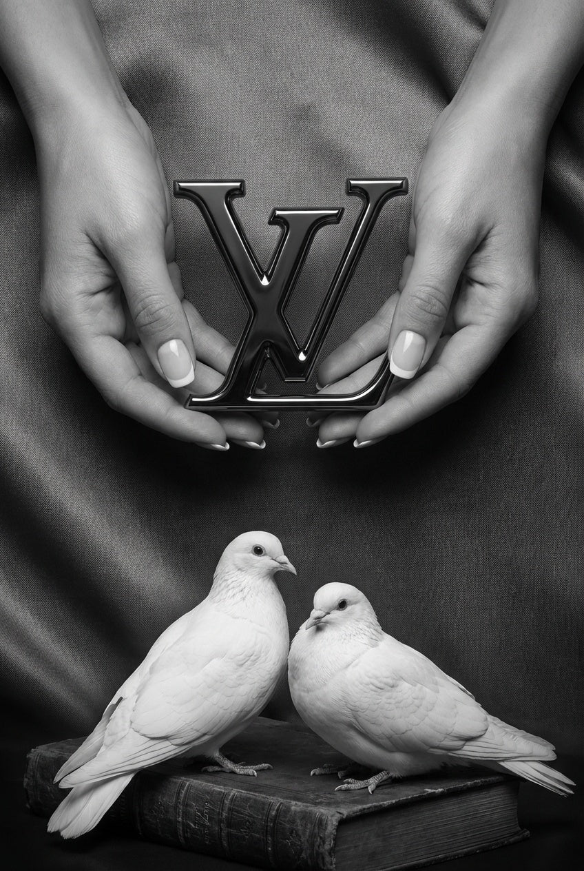 Monochrome Luxe met Witte Duiven