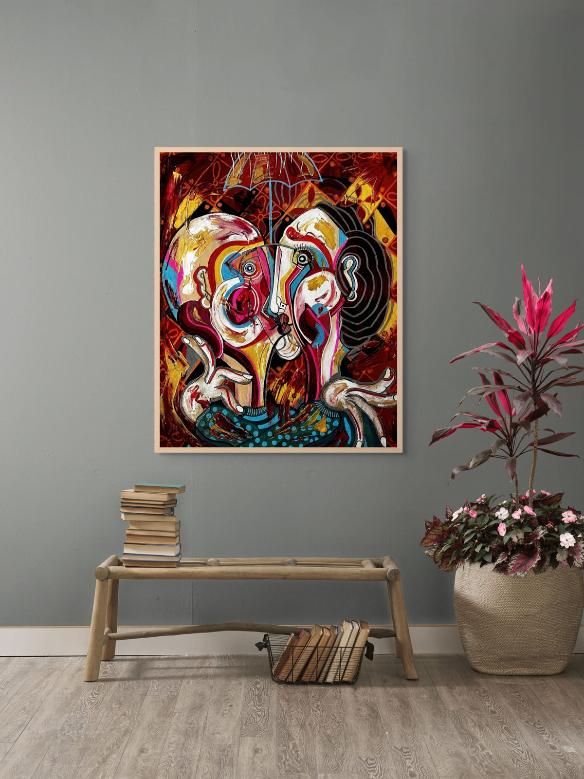 Neon Mind Meltdown Wanddecoratie | ArtifyCanvas