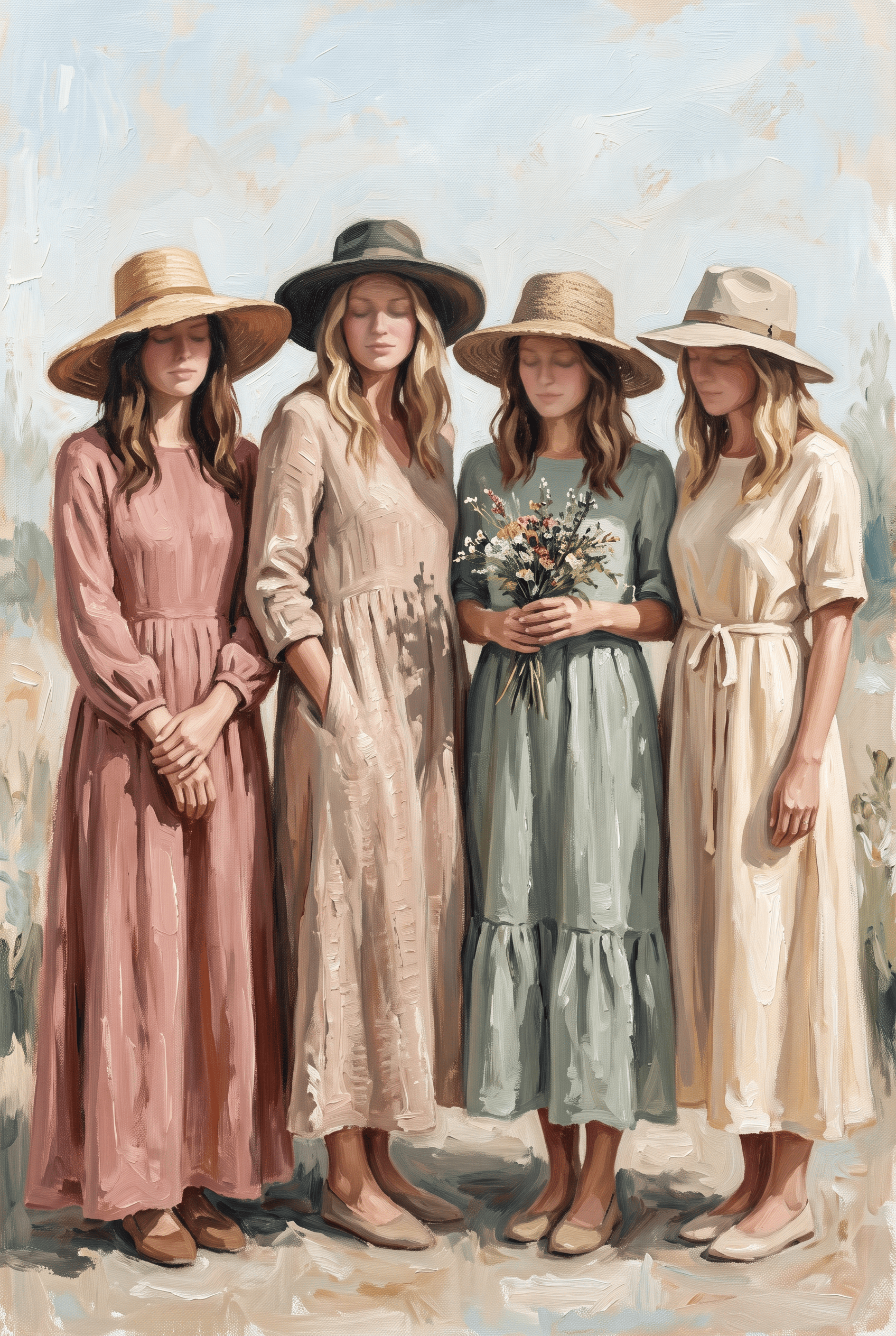 Onder Vier Hoeden – vier vrouwen met hoeden