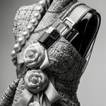 Parijs in Parels wanddecoratie met Parijse charme en glanzende parels