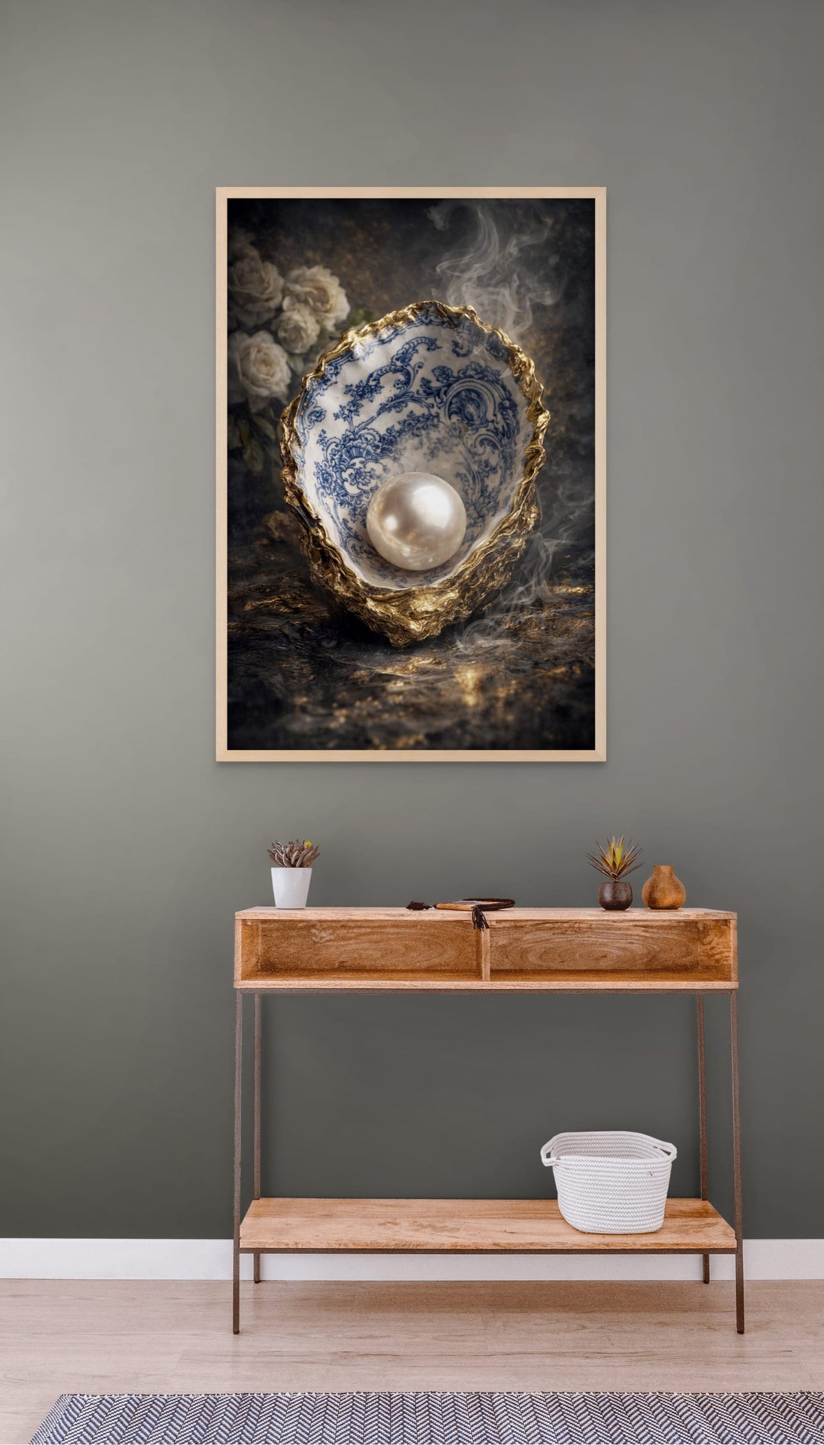 Pearl of Delft Opulence – Wandbild auf Leinwand, Aluminium oder Poster