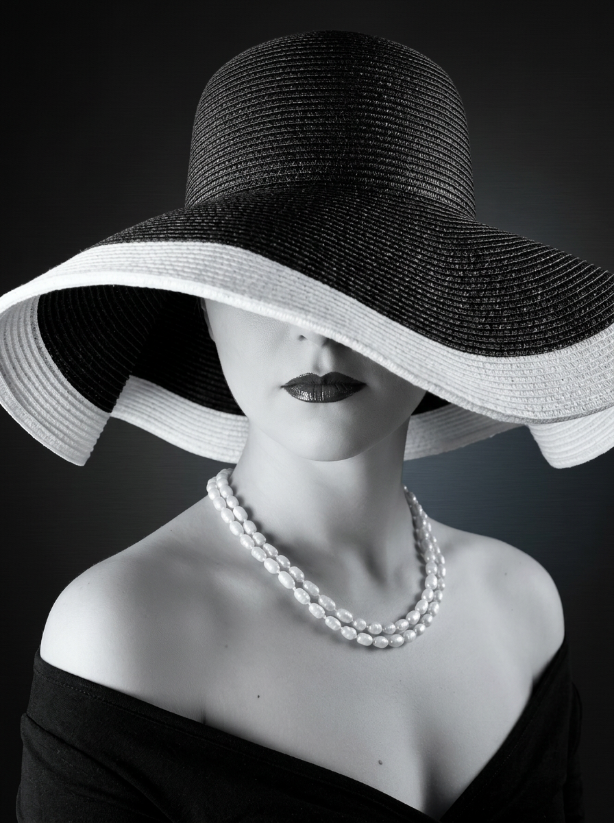 Pearls After Midnight wanddecoratie met glanzende parels in nachtelijke sferen