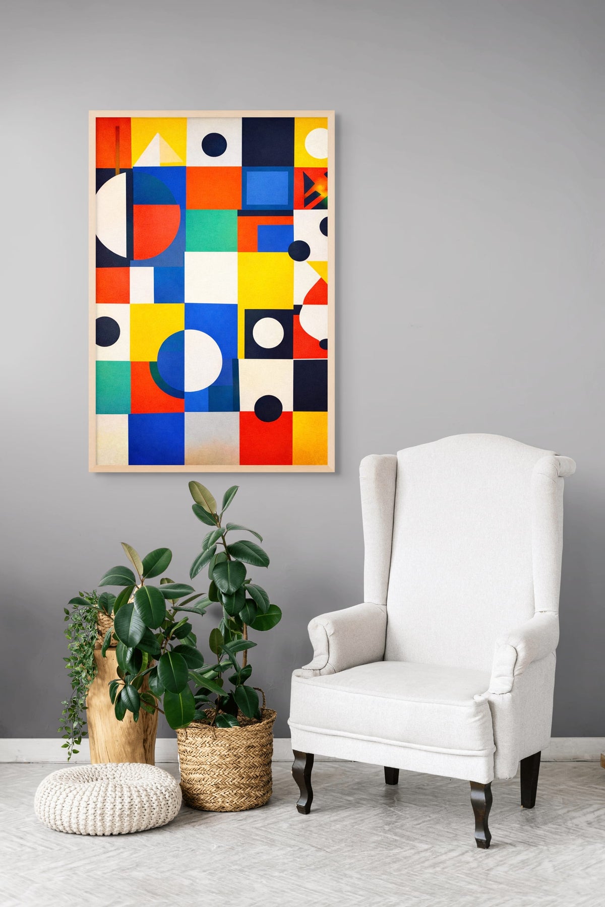 Pixels on a Summer Beat Wall Art