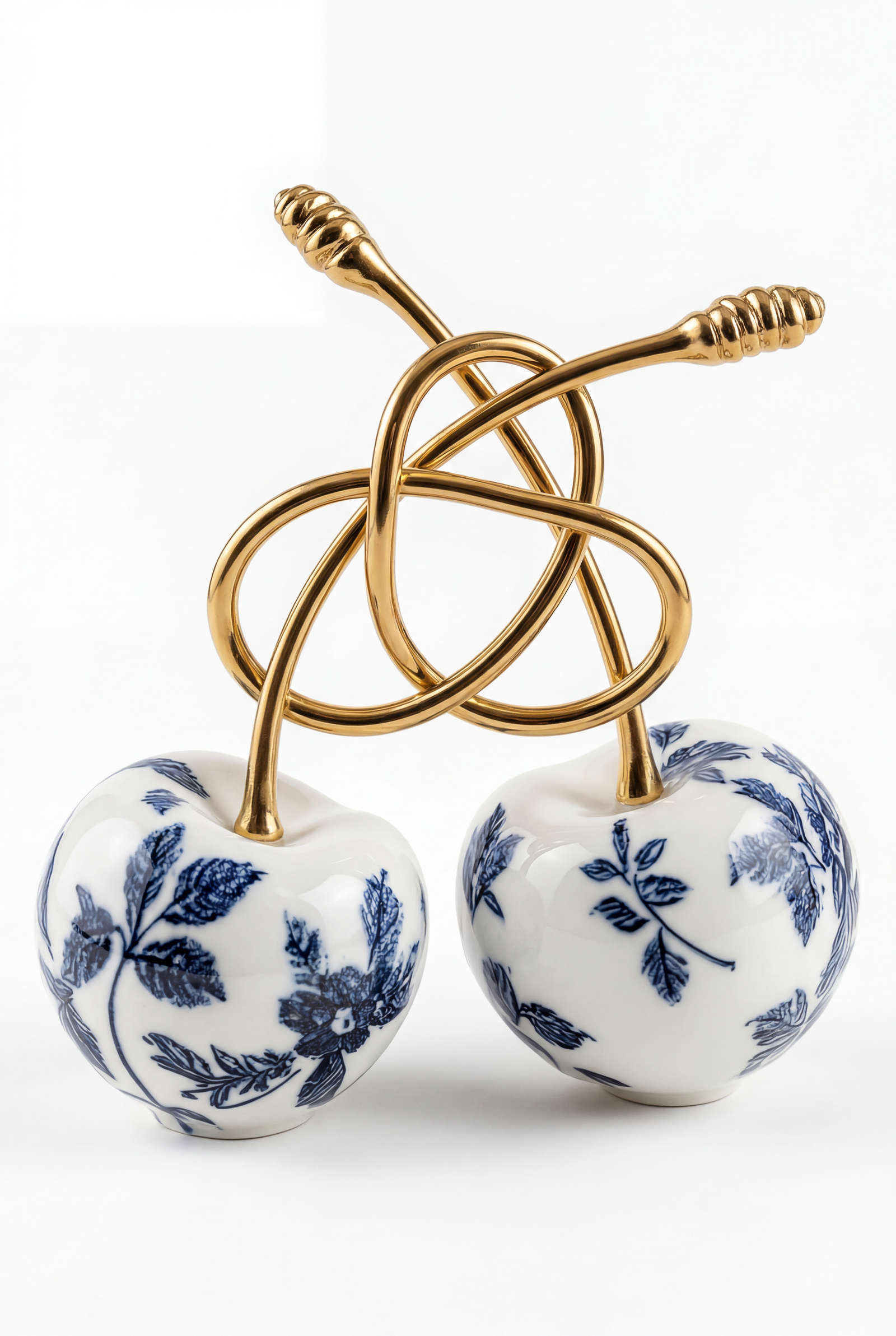 Porcelain Cherry Twist Wanddecoratie – Japans Bloesem Canvas Print