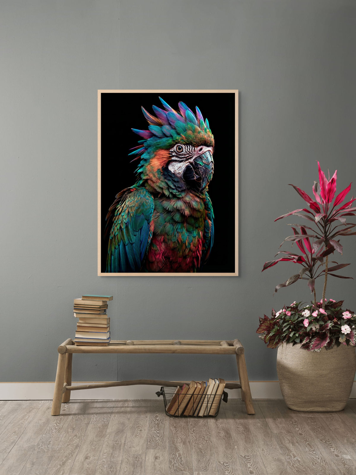 Prism Rebel Parrot Wanddecoratie | ArtifyCanvas
