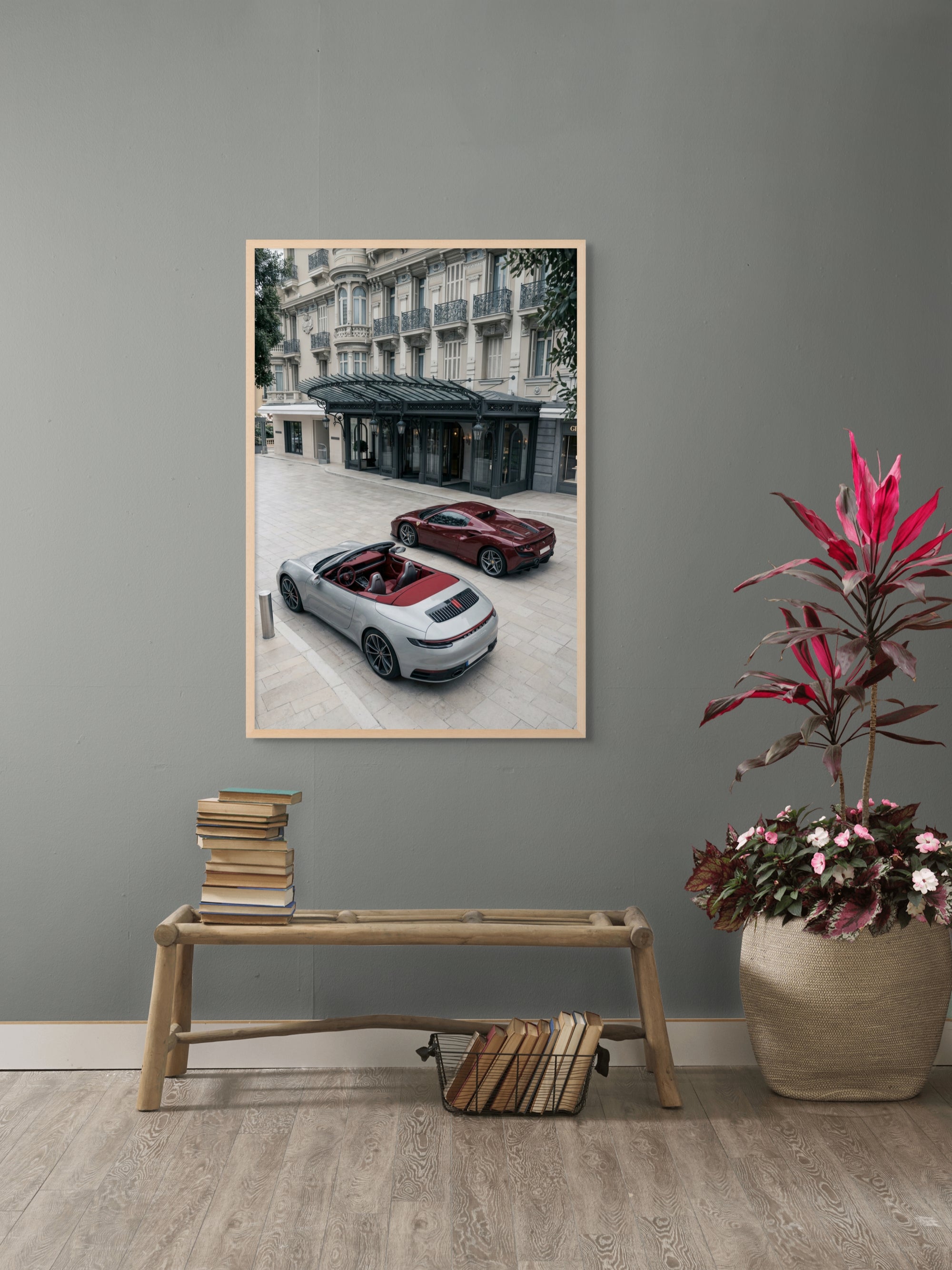 Rode Sleutels bij de Grande Entrée Wanddecoratie – Luxe Fashion Canvas Print