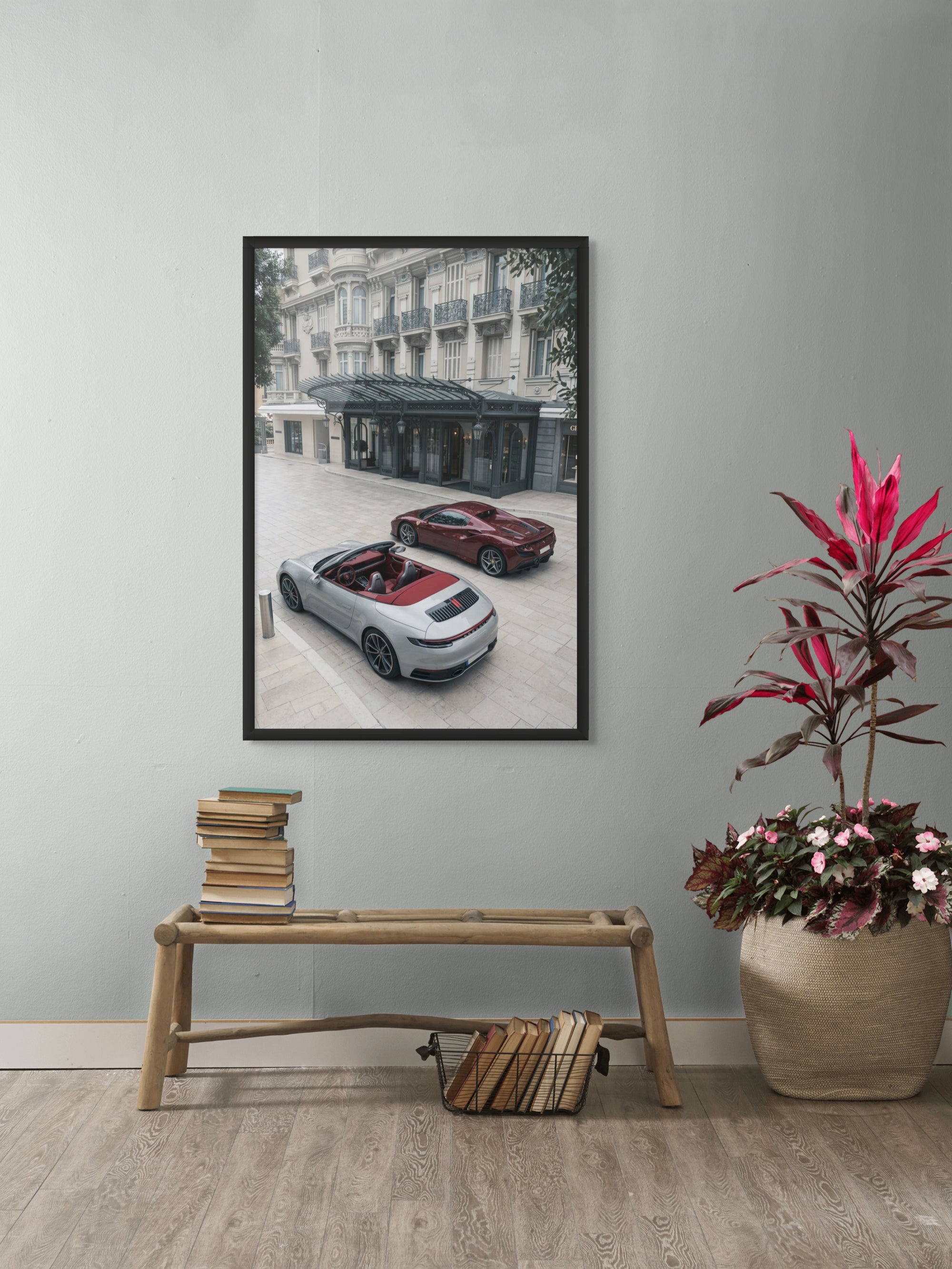 Rode Sleutels bij de Grande Entrée Wanddecoratie – Luxe Fashion Canvas Print