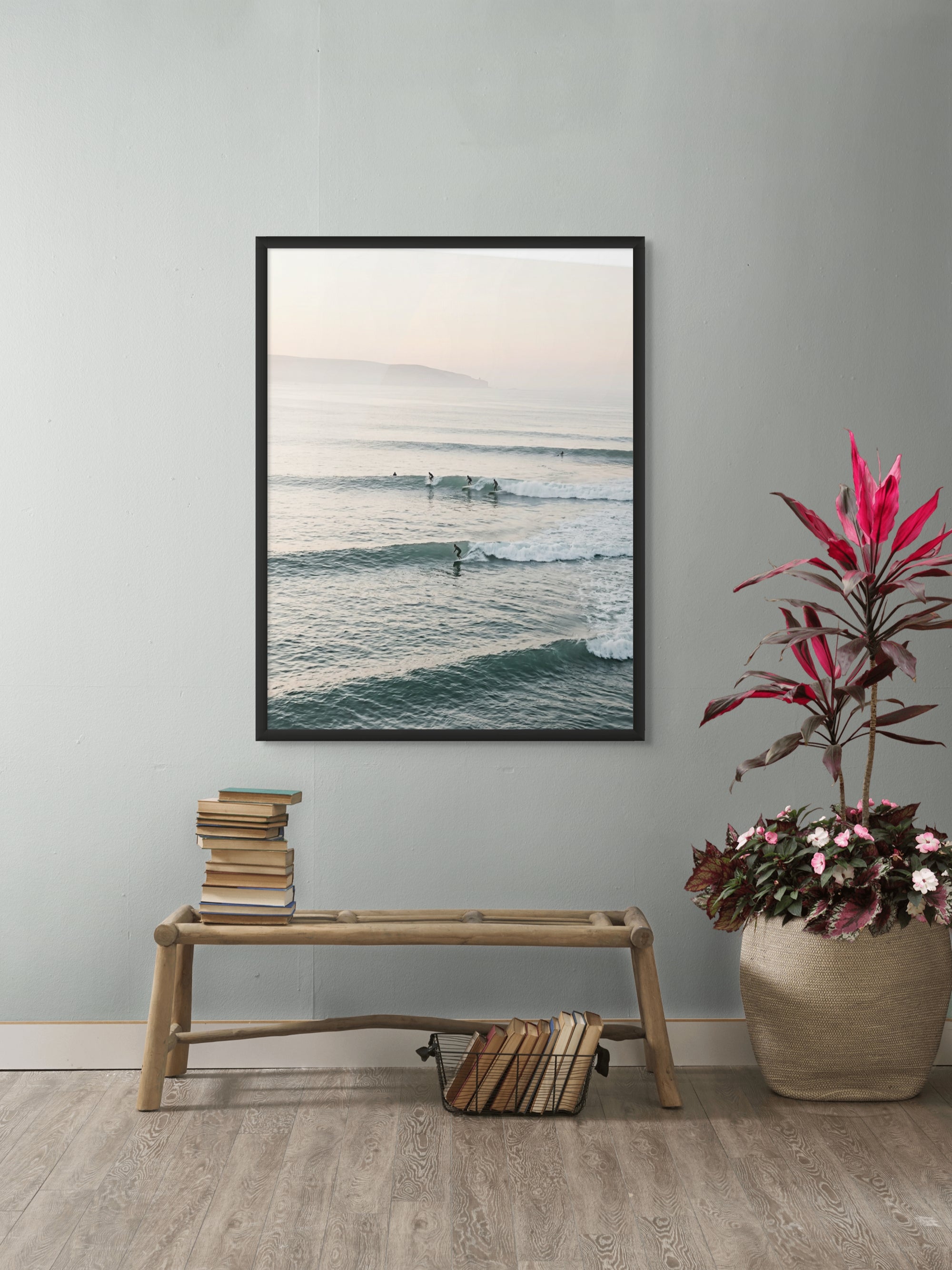Saltwater Daydream Wanddecoratie – Dromerig Kustlandschap Canvas Print