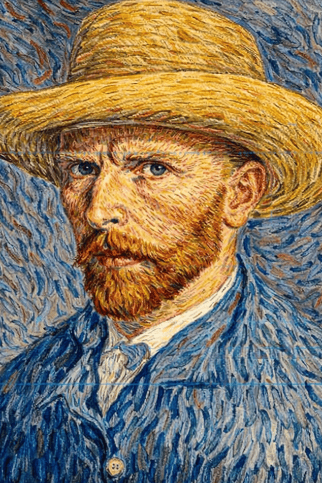 Self portrait with Felt Hat)