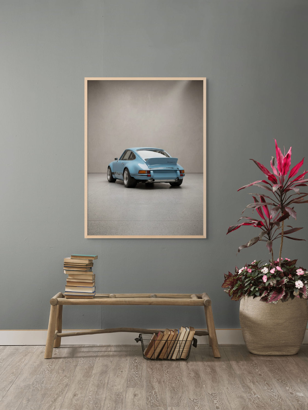 Skyline Rebel Blue Wanddecoratie | ArtifyCanvas
