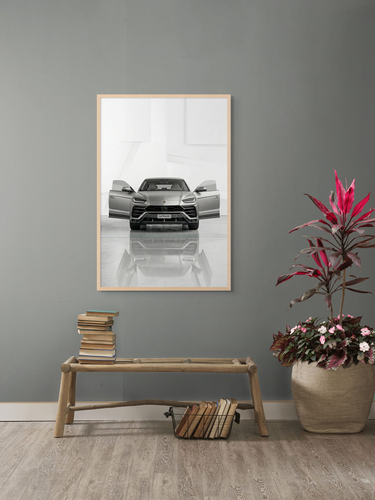 Stalen Stilte op Wielen Wanddecoratie | ArtifyCanvas